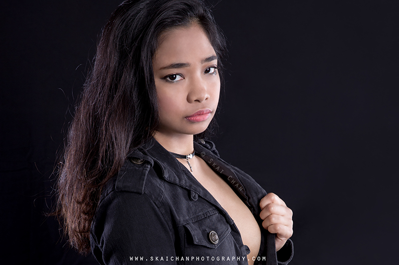 Modelling portfolio & glamour photoshoot session with Tantiara Rosli at Tanjong Pagar (photography studio)