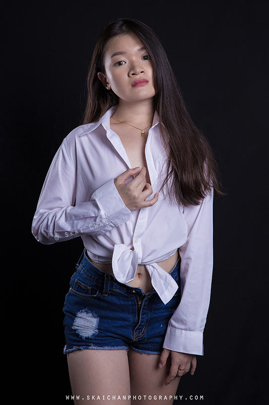 Modelling portfolio photoshoot session with Janice Sui at Tanjong Pagar