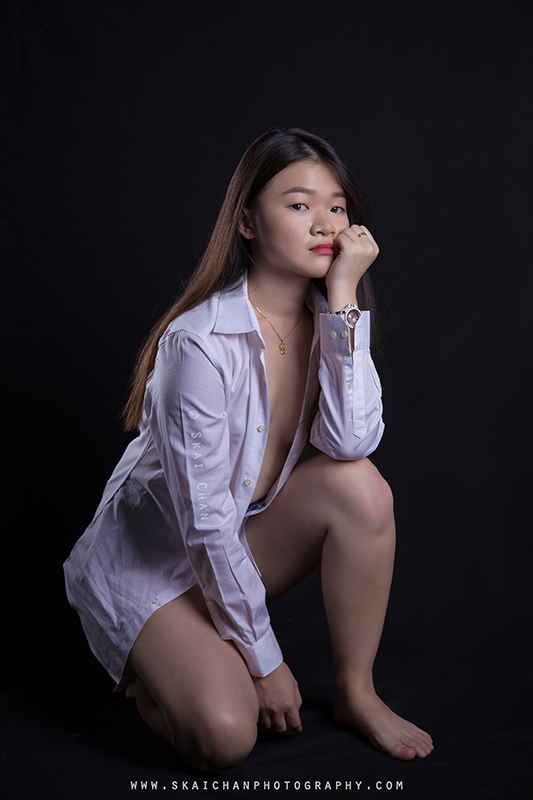 Modelling portfolio photoshoot session with Janice Sui at Tanjong Pagar