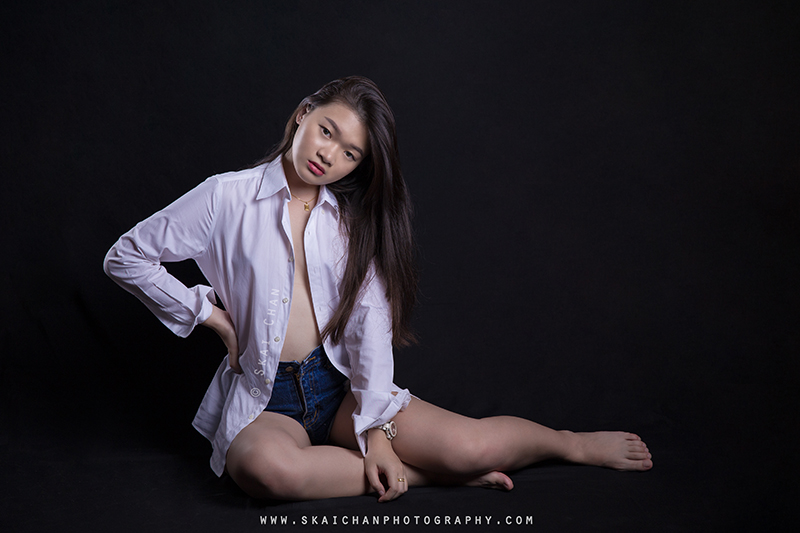 Modelling portfolio photoshoot session with Janice Sui at Tanjong Pagar