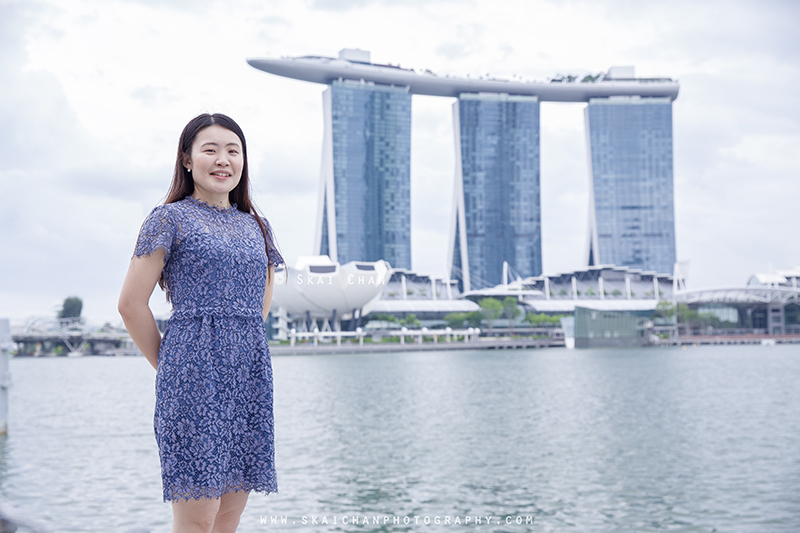 Lifestyle photoshoot session with Sana at Esplanade Outdoor Theatre