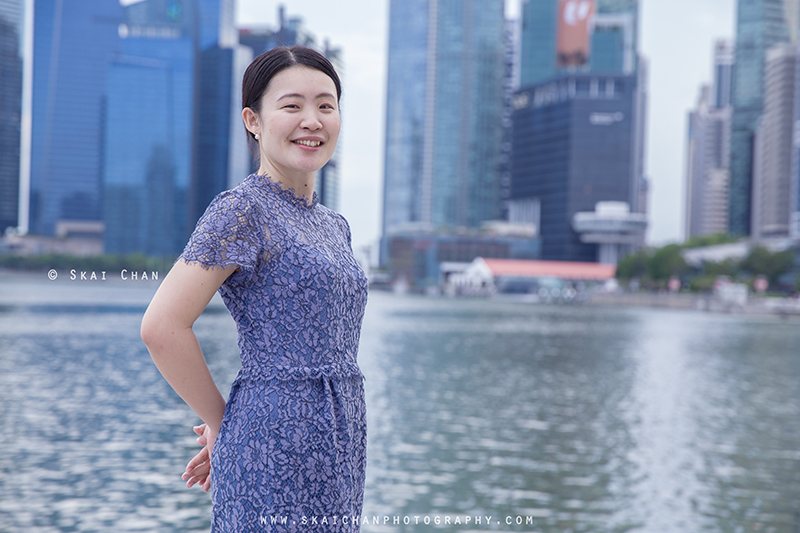 Lifestyle photoshoot session with Sana at Esplanade Outdoor Theatre