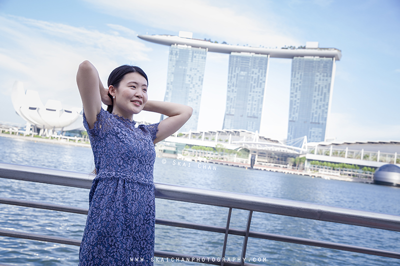 Lifestyle photoshoot session with Sana at One Fullerton