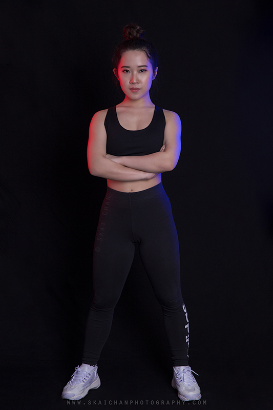 Dance photoshoot session with Tam Ye Qi at photography studio (Tanjong Pagar)