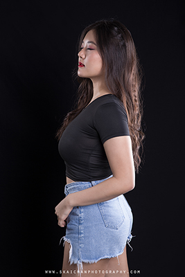 Indoor Studio Women's Fashion Photoshoot - Beatrice Lee Mynn @ Photography studio @ Tanjong Pagar