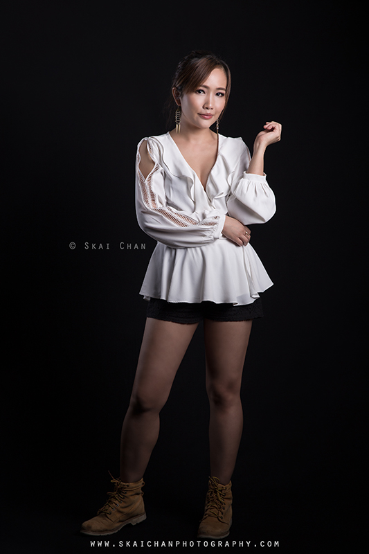 Corporate portrait photoshoot session with Hair and Makeup Artist (HMUA) Ivy Tan at Tanjong Pagar (photography studio)