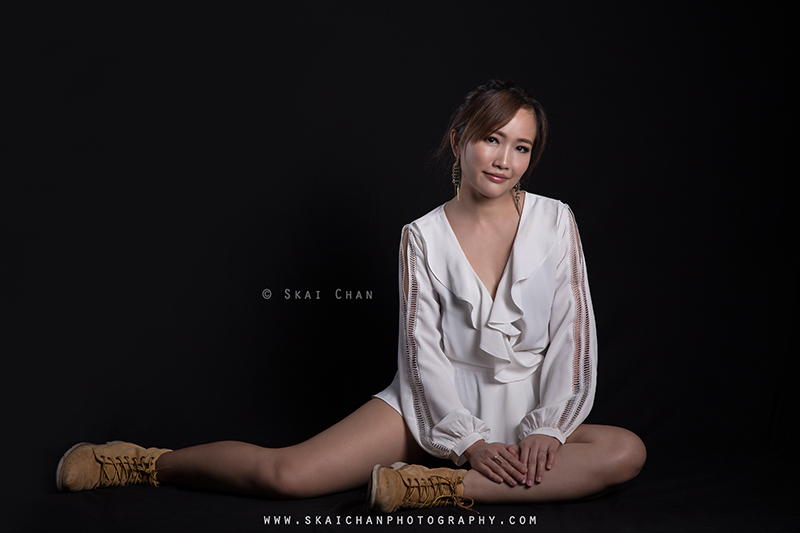 Corporate portrait photoshoot session with Hair and Makeup Artist (HMUA) Ivy Tan at Tanjong Pagar (photography studio)