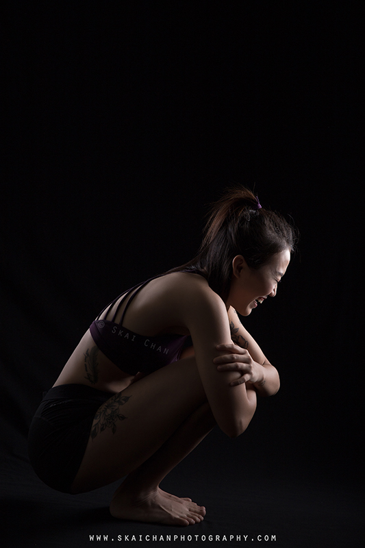 Studio Fitness Portrait Photoshoot with Jasmine Tan at Tanjong Pagar (photography studio)