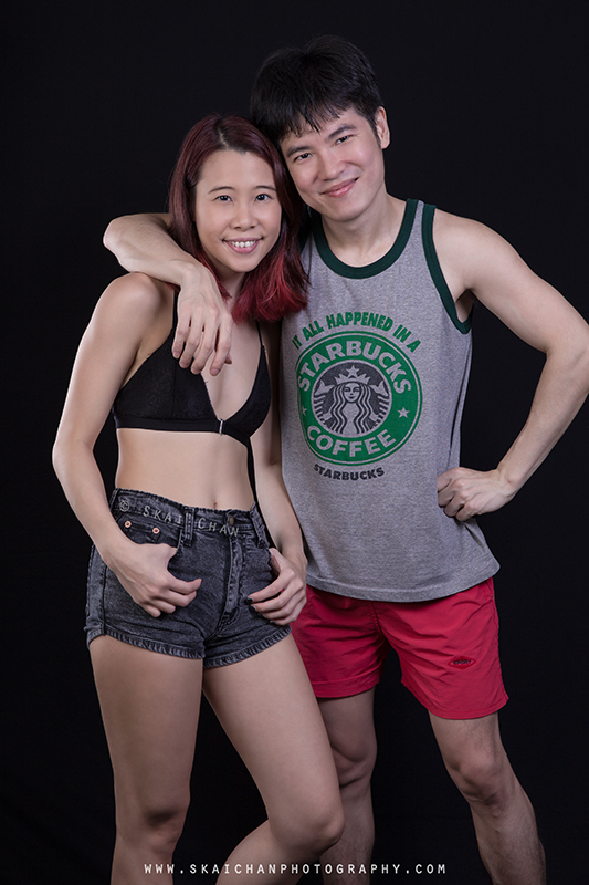 Friends Photoshoot with Skai Chan & Cheryl Alicia Chua at Tanjong Pagar (photography studio)