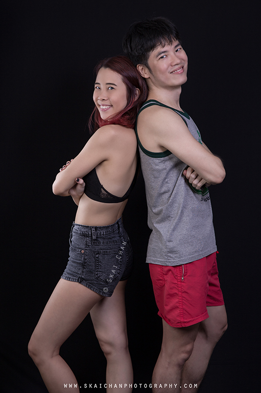 Friends Photoshoot with Skai Chan & Cheryl Alicia Chua at Tanjong Pagar (photography studio)