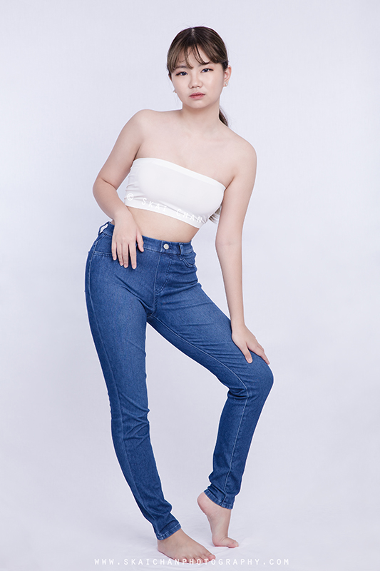 Modelling Portfolio Photoshoot with Meron at Tanjong Pagar (photography studio)
