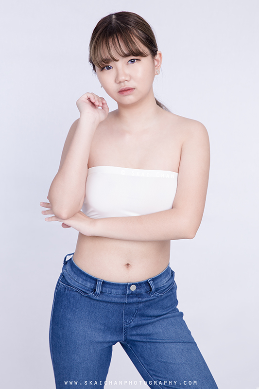 Modelling Portfolio Photoshoot with Meron at Tanjong Pagar (photography studio)