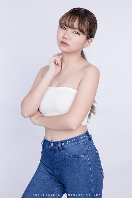 Modelling Portfolio Photoshoot with Meron at Tanjong Pagar (photography studio)
