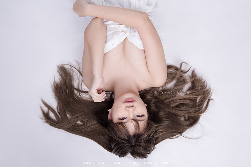 Beauty shot with Meron at Tanjong Pagar (photography studio)