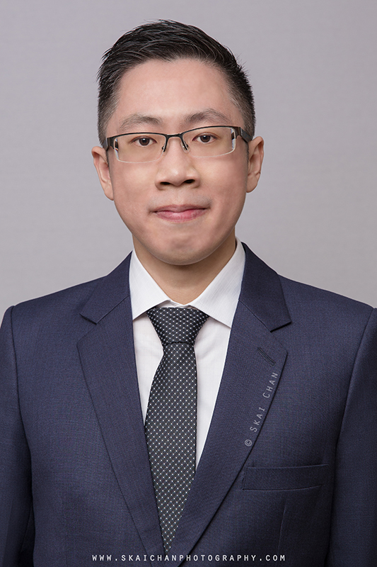 Corporate headshot photoshoot session with Chia Yaozhong at Tanjong Pagar (photography studio)