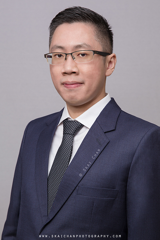 Corporate headshot photoshoot session with Chia Yaozhong at Tanjong Pagar (photography studio)