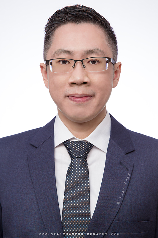 Corporate headshot photoshoot session with Chia Yaozhong at Tanjong Pagar (photography studio)
