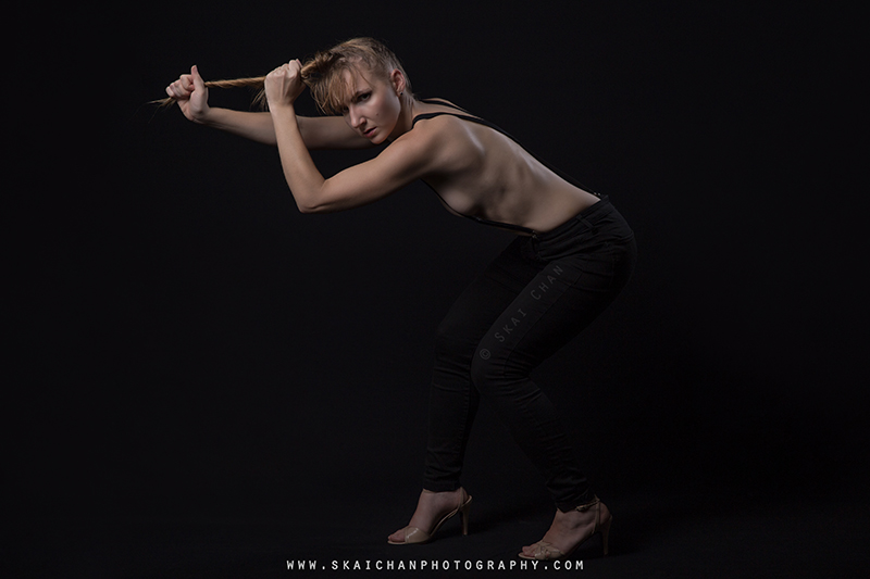 Masculine themed edgy photoshoot session with Ko at Tanjong Pagar (photography studio)