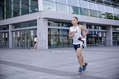 Outdoor Casual Men's Fitness Jogging Photoshoot - Lee Yong Hao @ Marina Bay Sands (MBS)