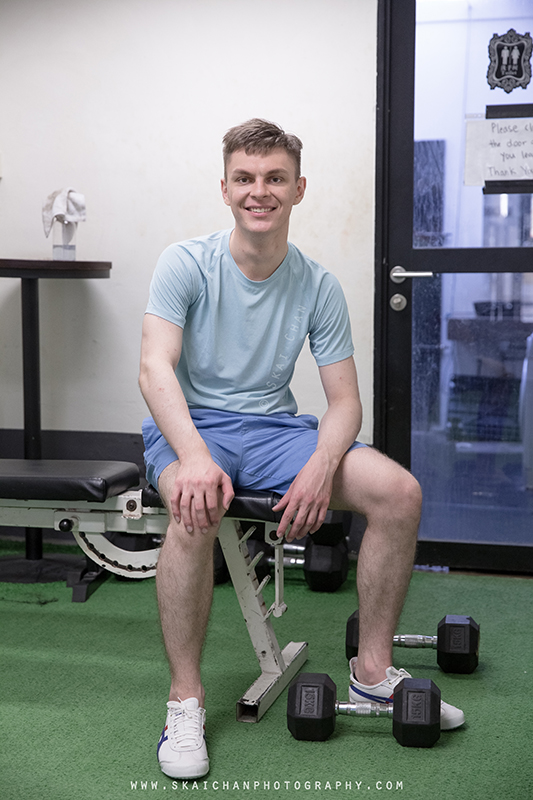Male fitness gym portrait photoshoot session with Greg @ Elevate - The Barbell Club