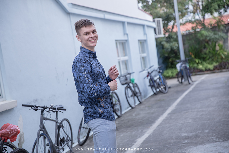 Men's fashion photoshoot session with Greg at Macpherson Road