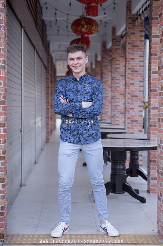 Men's fashion photoshoot session with Greg at Macpherson Road