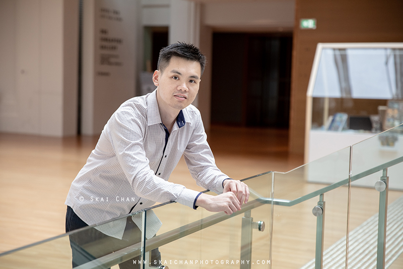 Men's lifestyle fashion portrait photoshoot session with Ben @ National Gallery Singapore