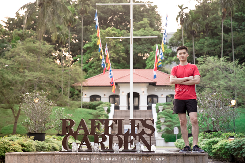 Men's fitness hiking portrait photoshoot session with Ben @ Fort Canning Park