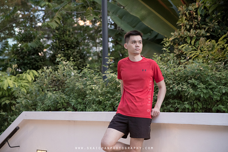 Men's fitness hiking portrait photoshoot session with Ben @ Fort Canning Park