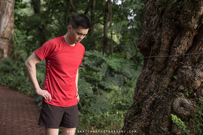 Men's fitness hiking portrait photoshoot session with Ben @ Fort Canning Park
