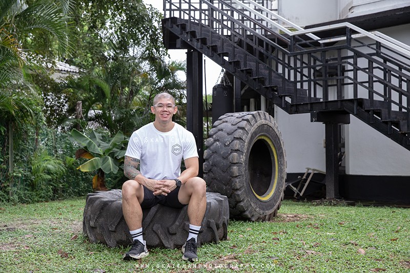 Fitness corporate photoshoot session with Personal Trainer (PT) Chua Ming Siu (Range Personal Training) at The Guild Fitness (gym)