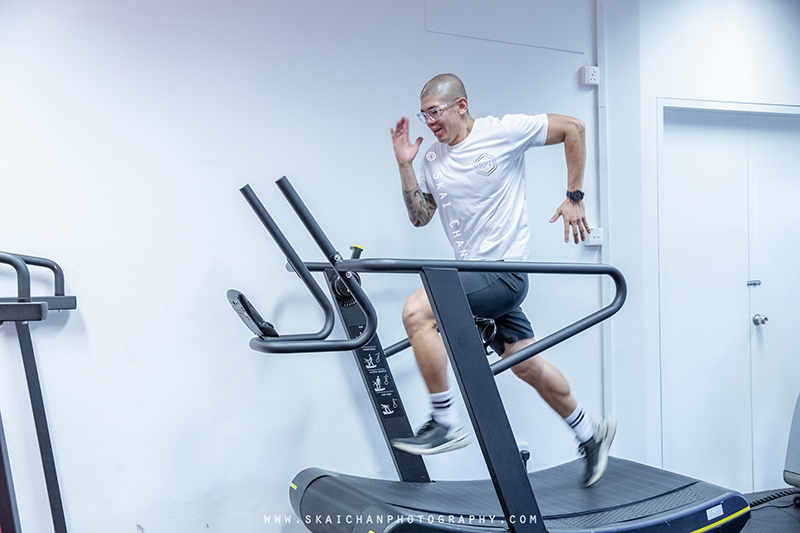 Fitness corporate photoshoot session with Personal Trainer (PT) Chua Ming Siu (Range Personal Training) at The Guild Fitness (gym)