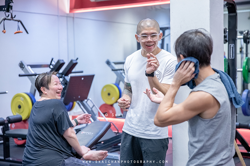 Commercial business lifestyle photoshoot session with RPT (Range Personal Training) at The Guild Fitness (gym)
