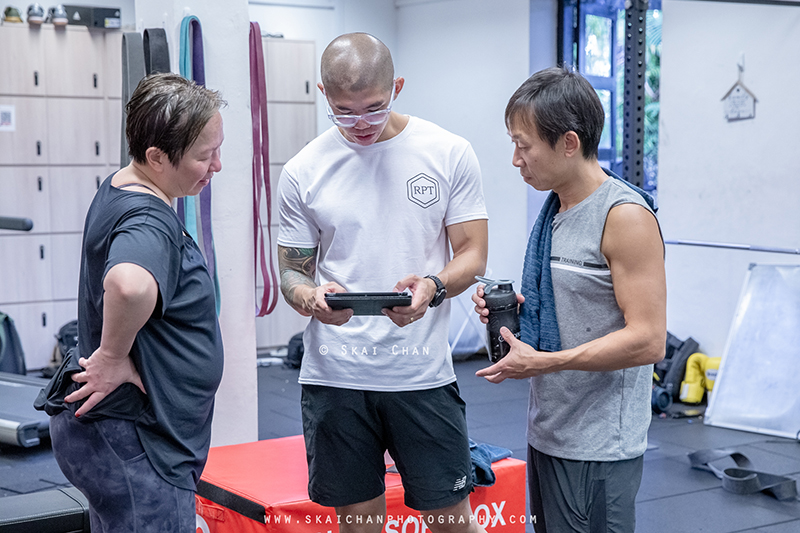 Commercial business lifestyle photoshoot session with RPT (Range Personal Training) at The Guild Fitness (gym)