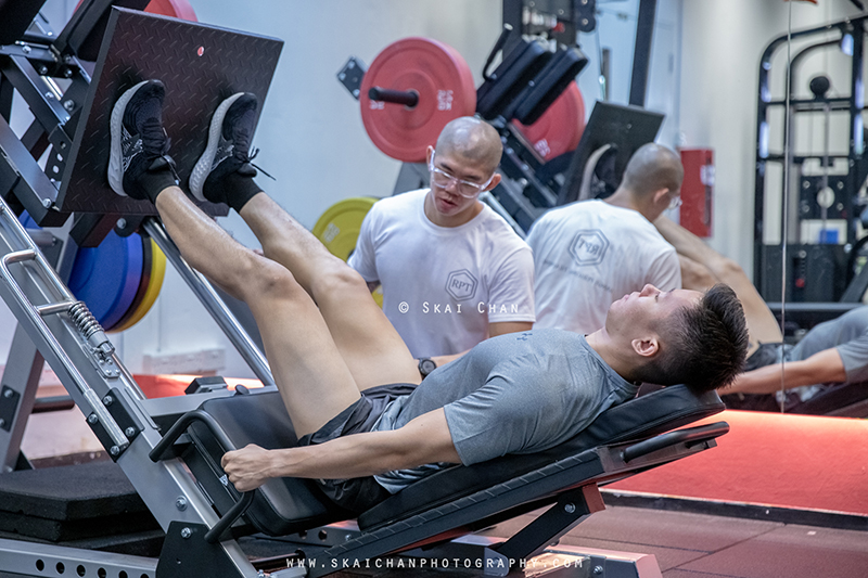 Commercial photoshoot session with RPT (Range Personal Training) at The Guild Fitness (gym)