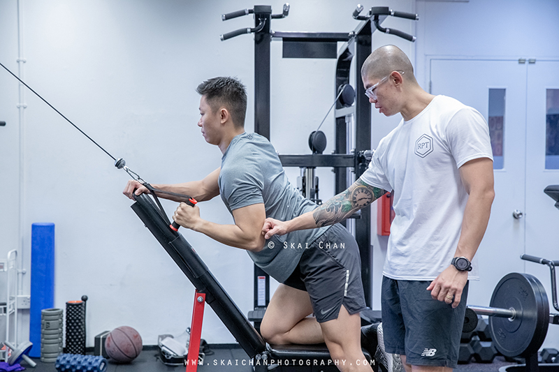 Commercial photoshoot session with RPT (Range Personal Training) at The Guild Fitness (gym)