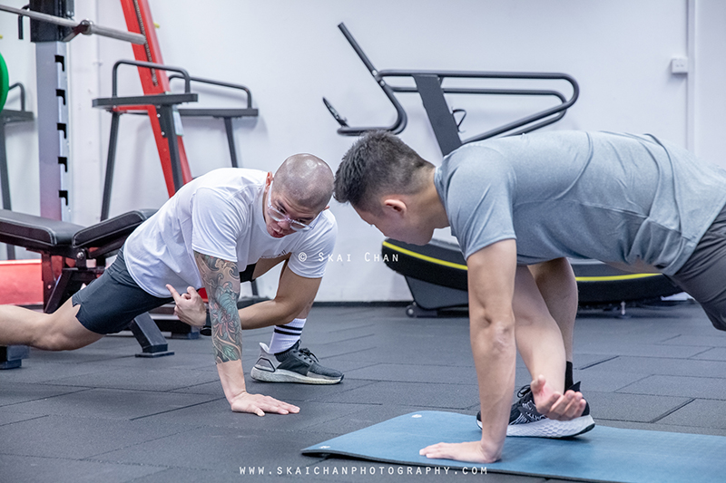 Commercial photoshoot session with RPT (Range Personal Training) at The Guild Fitness (gym)