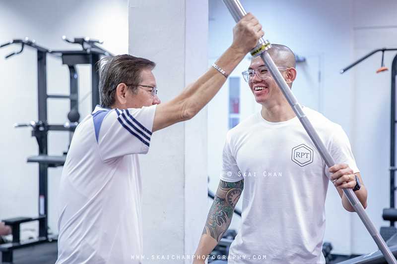 Commercial photoshoot session with RPT (Range Personal Training) at The Guild Fitness (gym)