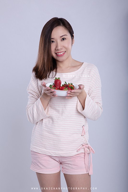 Fruits themed photoshoot session with Carol Lim at Buona Vista (photography studio)