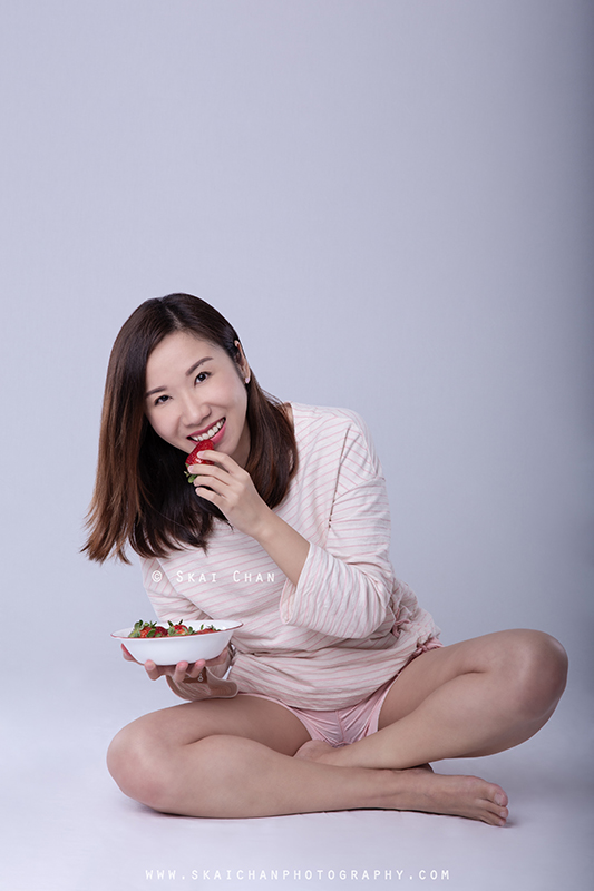 Fruits themed photoshoot session with Carol Lim at Buona Vista (photography studio)