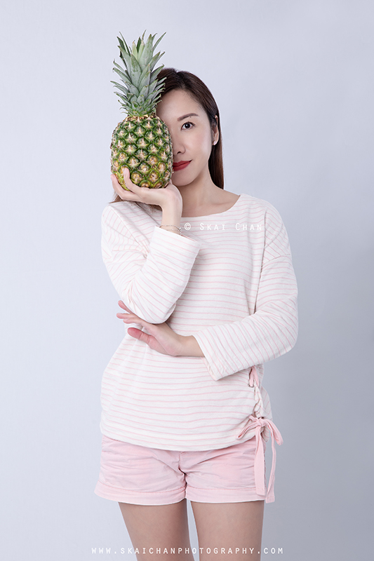 Fruits themed photoshoot session with Carol Lim at Buona Vista (photography studio)