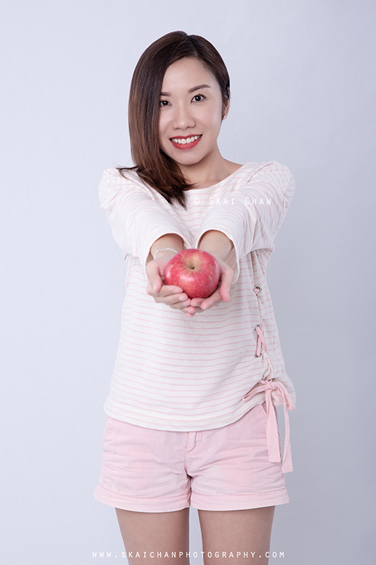 Fruits themed photoshoot session with Carol Lim at Buona Vista (photography studio)