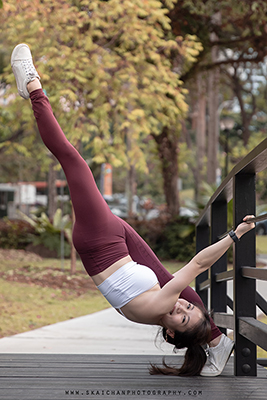 Outdoor Casual Yoga Photoshoot - Mel @ Tiong Bahru Park