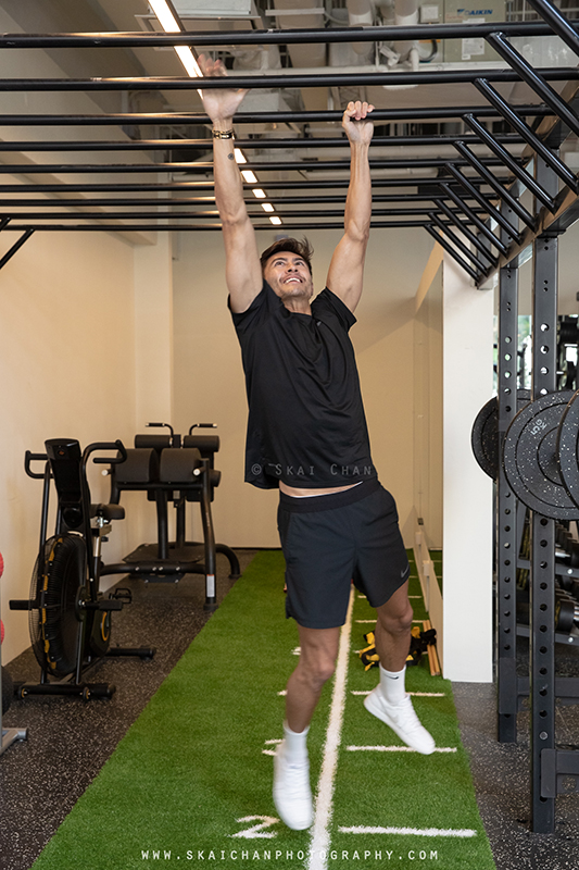 Commercial fitness gym photoshoot session with Platinum Fitness at Tanglin Mall