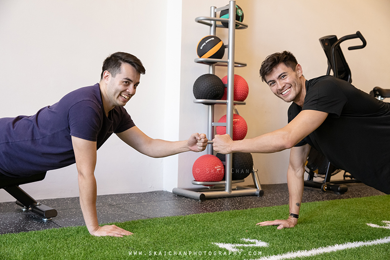 Commercial fitness gym photoshoot session with Platinum Fitness at Tanglin Mall