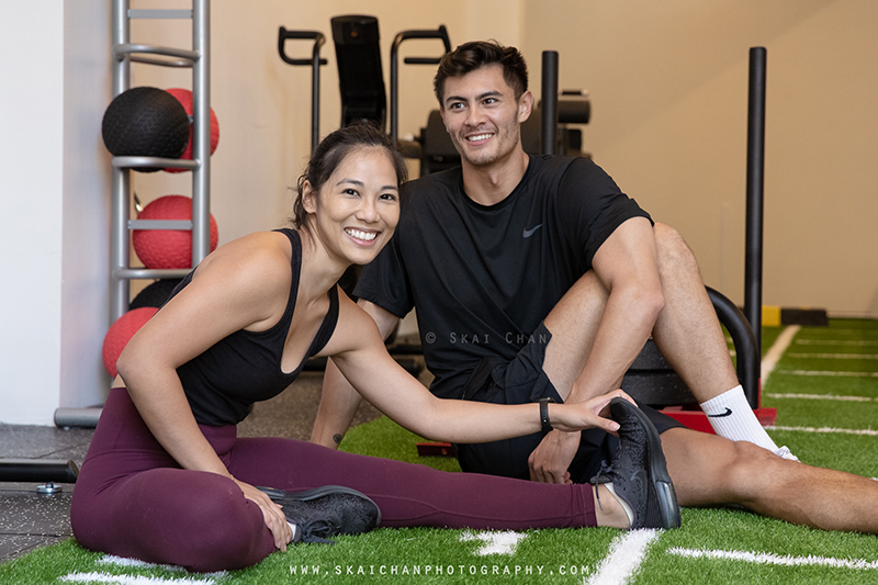 Commercial fitness gym photoshoot session with Platinum Fitness at Tanglin Mall