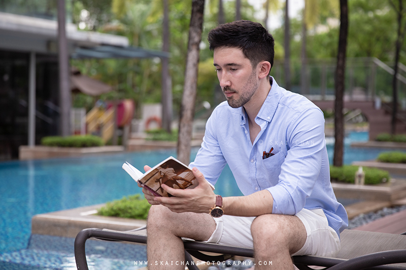 Men's lifestyle fashion photoshoot session with Lukas Berger at Tanjong Katong