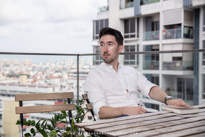 Home lifestyle portrait photoshoot session with Lukas Berger at Home