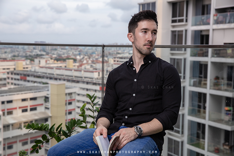 Home lifestyle portrait photoshoot session with Lukas Berger at Home