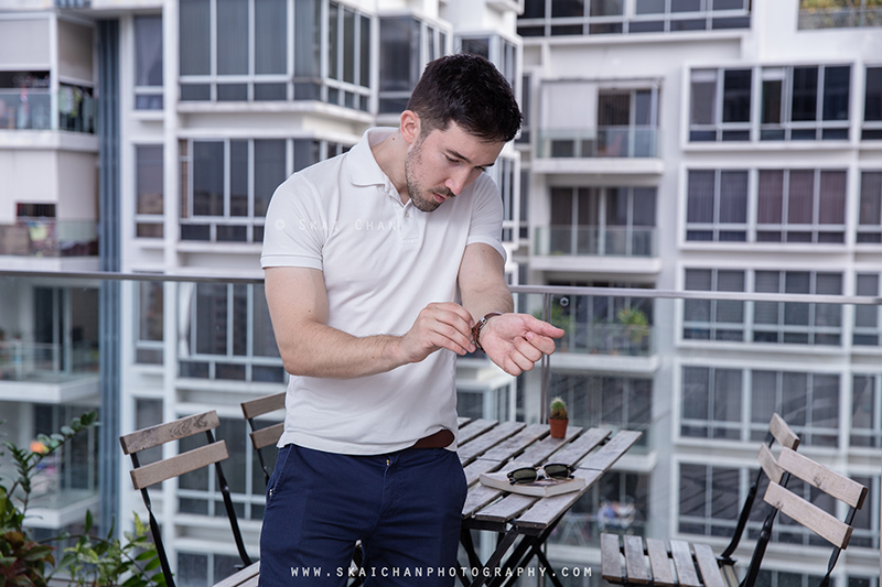 Home lifestyle portrait photoshoot session with Lukas Berger at Home